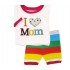 Pijama Infantil Verano | Conjunto Corto Algodón 'I Love Mom/Dad' 