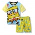 Pijama Corto Bob Esponja para Niños | Algodón Fresco Verano 
