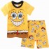Pijama Corto Bob Esponja para Niños | Algodón Fresco Verano 