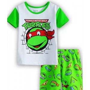 Pijama Ninja Turtles Verano Niño | Algodón 95% | Ropa Dormir 