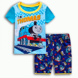 Pijama Thomas el Tren Niños | Algodón Verano Cómodo | Pijamas Infantiles 