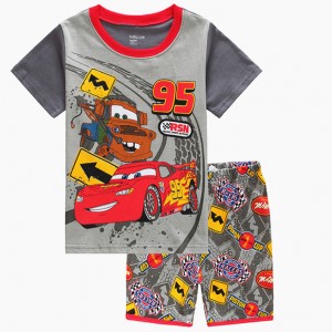 Pijama Rayo McQueen para Niños | Conjunto de Algodón Verano | Cars 