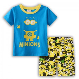 Pijama Minions Niño/niña 100% Algodón | Pijama Verano Cómodo 