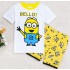 Pijama Infantil Minions Verano - Algodón para Niños | Pijamas 