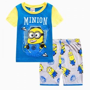 Pijama Infantil Minions Verano - Algodón para Niños | Pijamas 