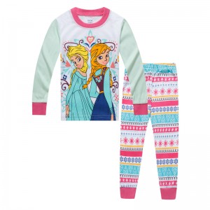Pijamas Elsa Frozen de Algodón - Conjunto Cómodo Infantil | Ropa de Dormir 