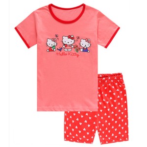 Pijama Hello Kitty Niña | Algodón Verano | Ropa de Dormir Infantil 