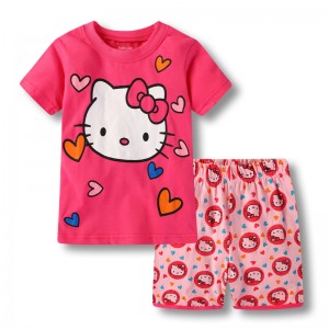 Pijama Hello Kitty Niña | Conjunto Algodón Verano Cómodo 