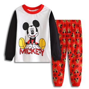 Pijamas Niños Mickey Mouse - Algodón Cómodo | Ropa Dormir Disney 