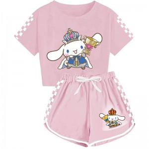 Pijama Cinnamoroll Infantil | Conjunto Verano Cómodo - 3-8 Años 