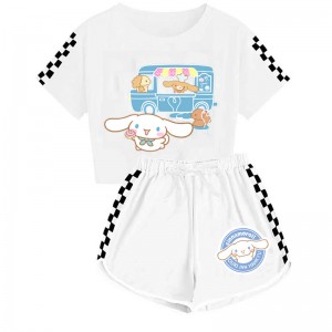 Pijama Infantil Cinnamoroll - Conjunto Verano Suave | Ropa de Dormir 