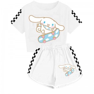 Pijama Cinnamoroll Niño Niña - Algodón Suave Verano | Sanrio 