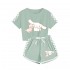 Pijama Infantil Cinnamoroll Verano - Conjunto Corto Suave | Ropa de Dormir 