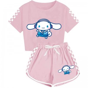 Pijama Infantil Cinnamoroll - Conjunto Corto de Verano | Ropa de Dormir 