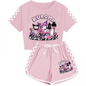 Pijama Infantil Kuromi Sanrio - Cómodo y Fresco para Verano | Ropa de Dormir 