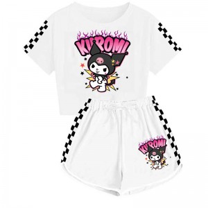 Pijama Infantil Sanrio Kuromi Verano | Conjunto Corto Cómodo 
