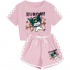 Pijama Infantil Kuromi Verano - Conjunto Corto Algodón | Ropa de Dormir 