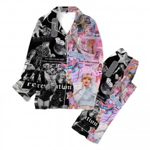 Pijama Taylor Swift Grinch - Estampado Invernal | Conjunto Cómodo 