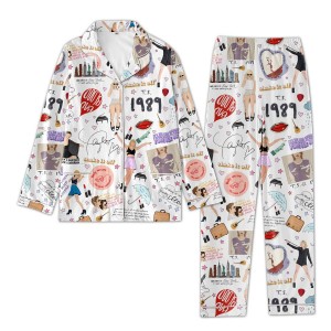 Pijama Taylor Swift - Conjunto de Felpa Cómodo | Ropa de Hogar Mujer 