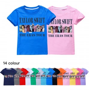 Pijama Taylor Swift Niños | Algodón Suave Verano | Pijama Corto 