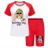Pijama Taylor Swift Red Nose - Unisex Verano | Ropa de Dormir Cómoda 
