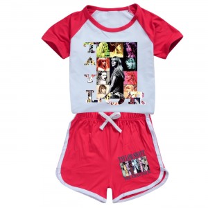 Pijama Infantil Taylor Swift | Conjunto Corto Deportivo Niños - Verano 